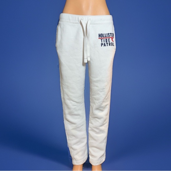 Hollister Kids White Sweatpants - Picture 1 of 4